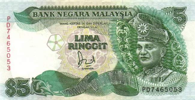 5 Ringgit 1986